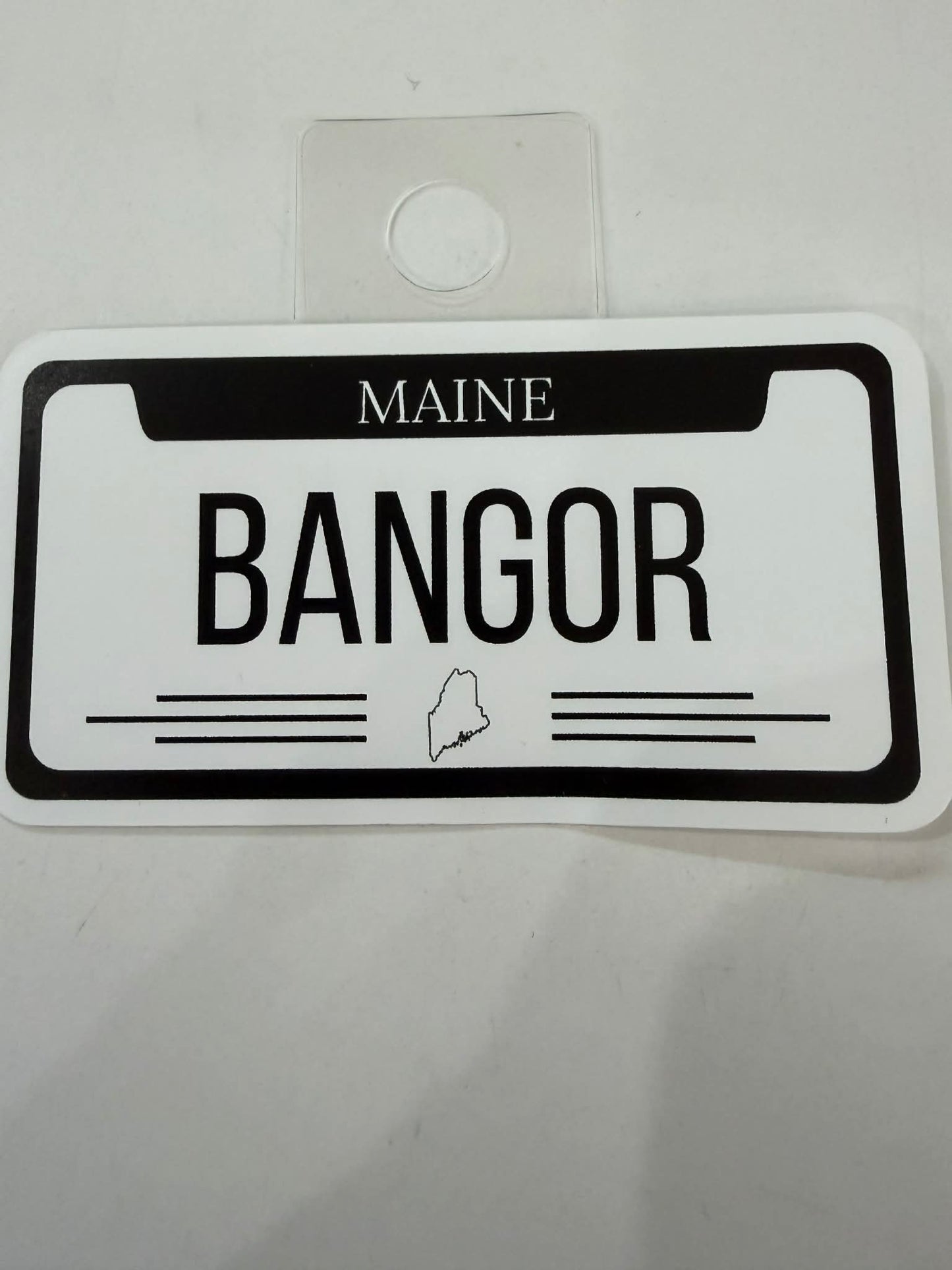 Bangor License Plate Sticker