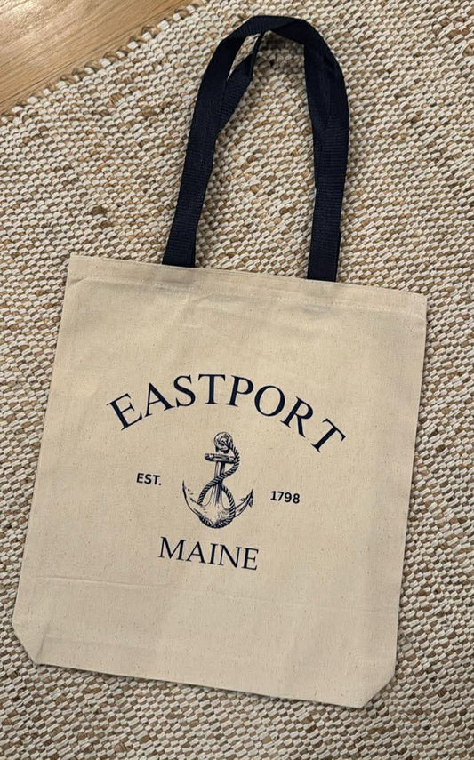 Canvas Tote Bag Eastport Maine