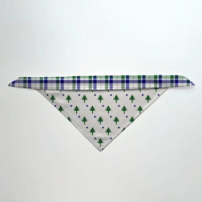 Maine Original Flag Reversible Dog Bandana