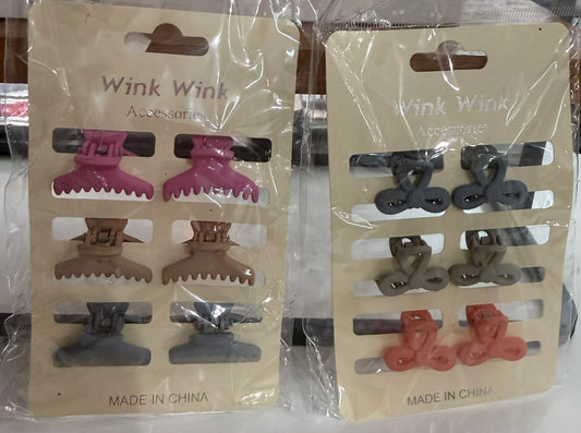 Wink Wink Small Hair Clips