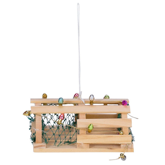 Decorated Lobster Trap Ornament