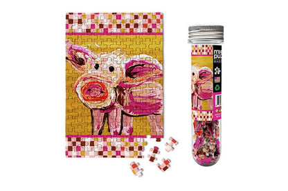 Checkers the Pig Micropuzzle Farm Life 