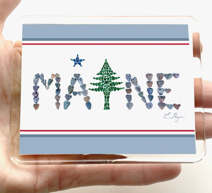 Destination | Maine 1901 flag design magnets