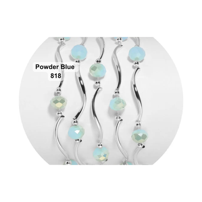 Classic Crystal Beaded Stretch Bracelets