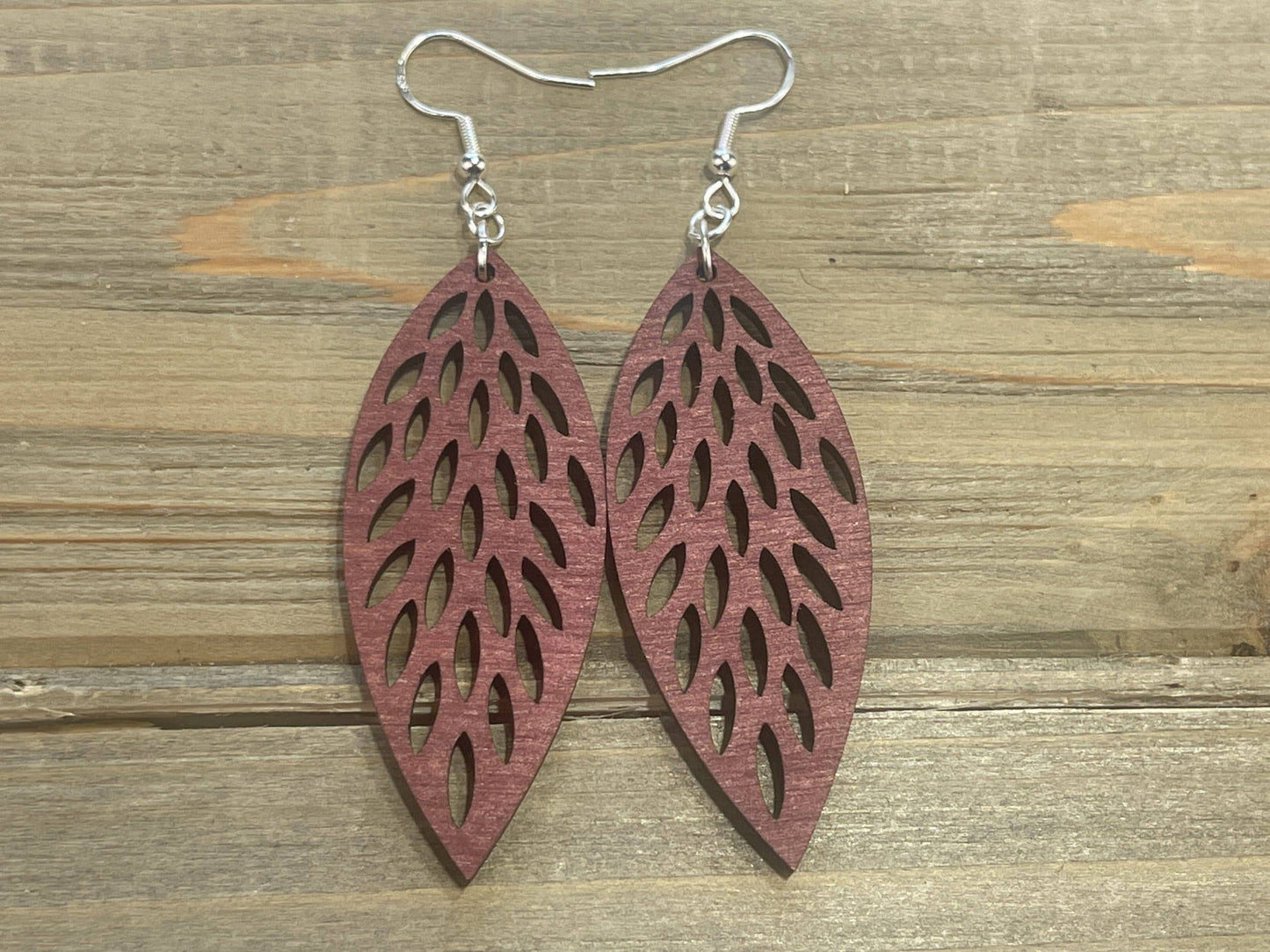 Discover the Luxury of Wooden Feather Lightweight Earrings