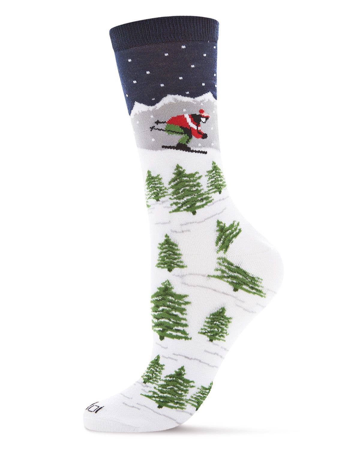 Mountain Skier Crew Sock