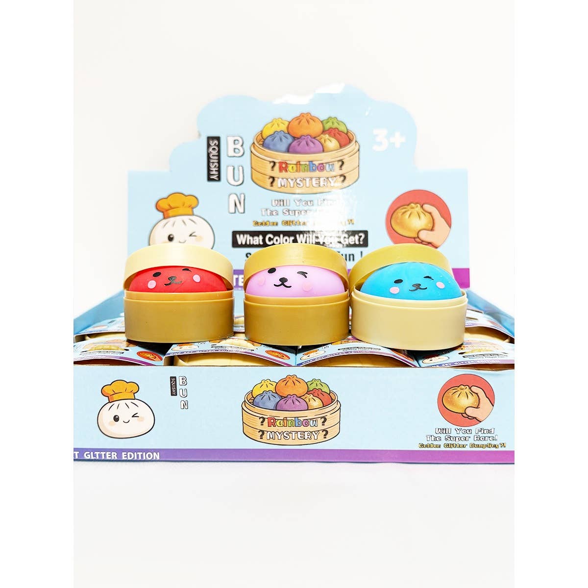 Cute Mini Dumpling Squishy with Steamer