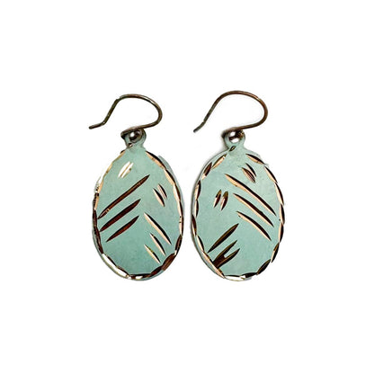 Patina Frosted Flora Earrings