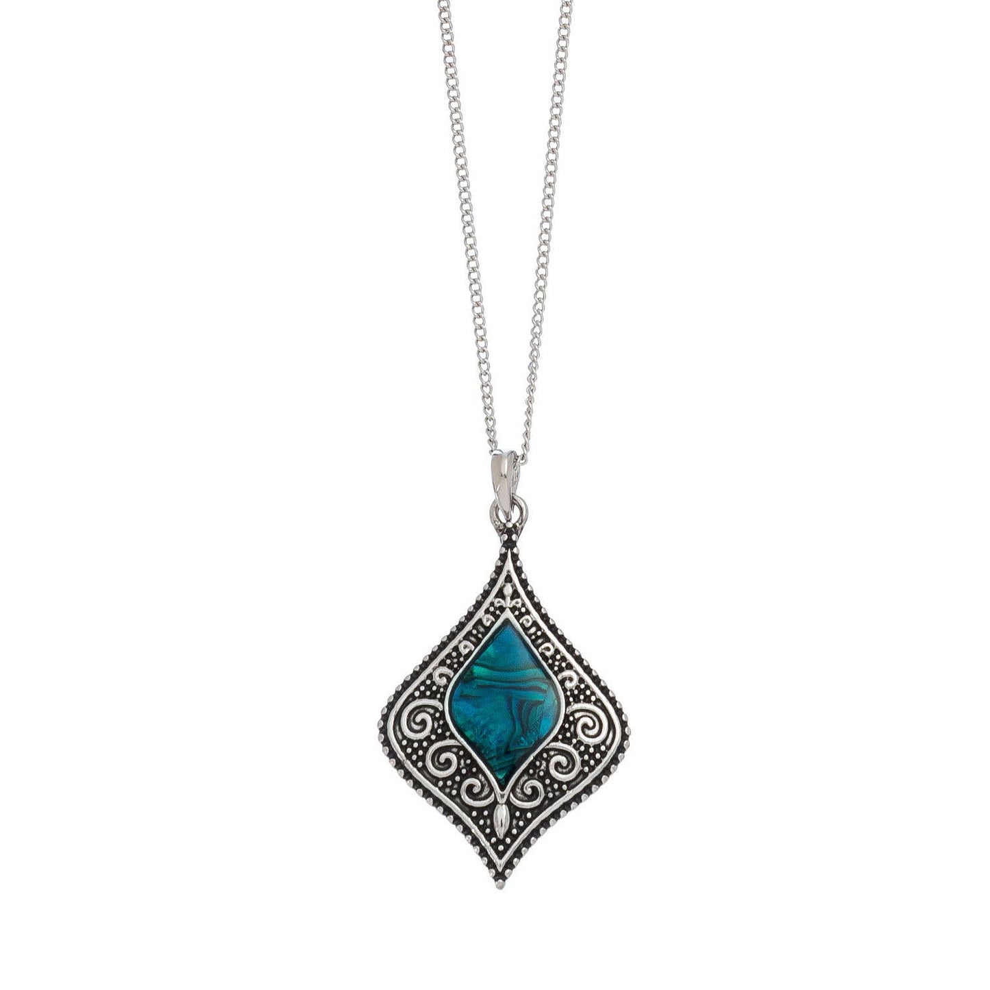Abalone Shell Pendant Necklace Beach Jewelry