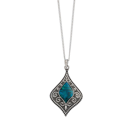 Abalone Shell Pendant Necklace Beach Jewelry