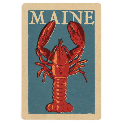Maine Lobster WOOD POSTCARD