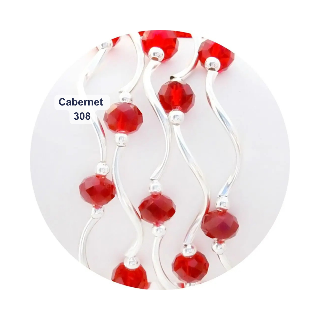 Classic Crystal Beaded Stretch Bracelets