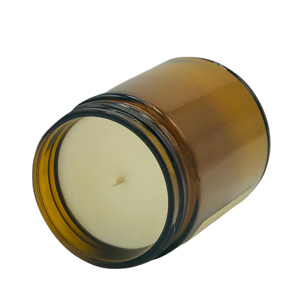 Maine Flag amber natural soy candle-Balsam Fir