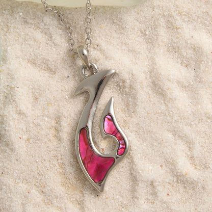Abalone Shell Pendant Necklace Beach Jewelry
