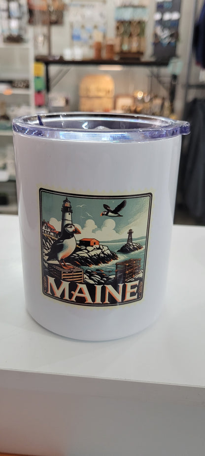 Maine Insulated Mugs with Handle & Lid
