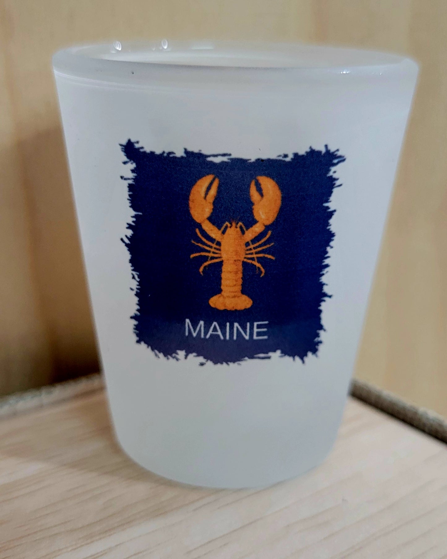 Maine Frosted Shot Glasses