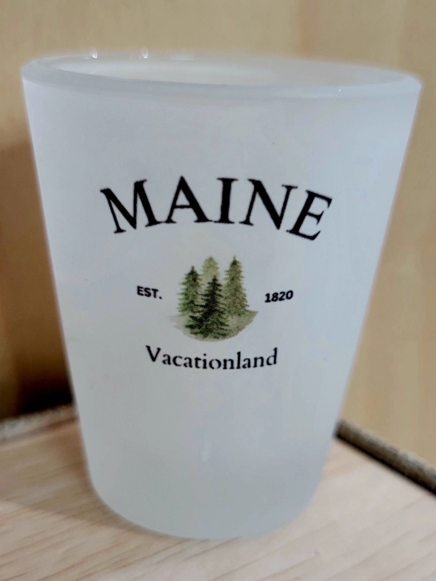 Maine Frosted Shot Glasses