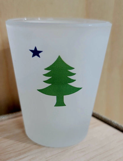 Maine Frosted Shot Glasses