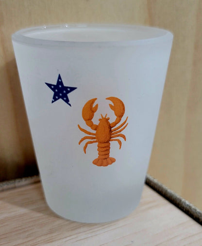 Maine Frosted Shot Glasses