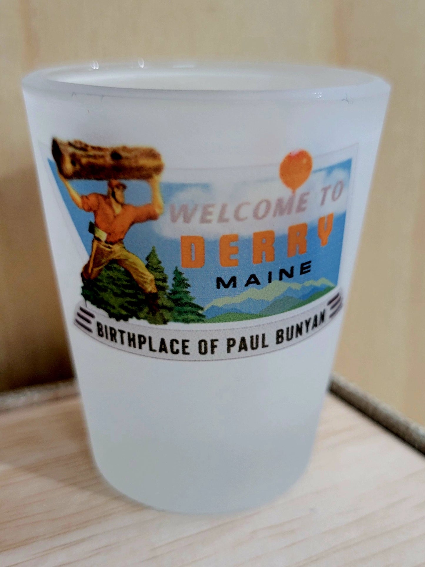 Maine Frosted Shot Glasses