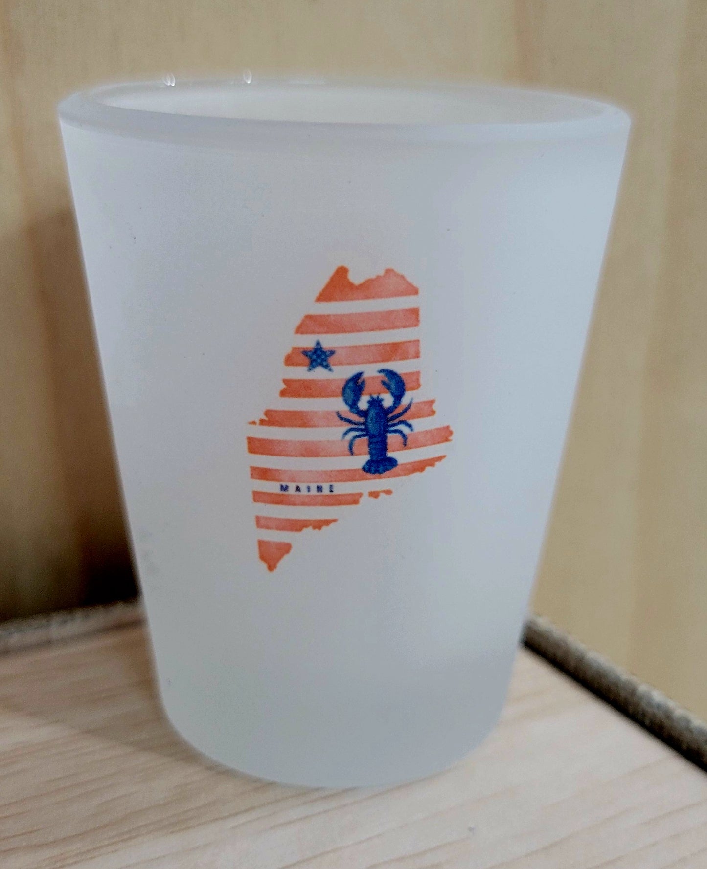Maine Frosted Shot Glasses