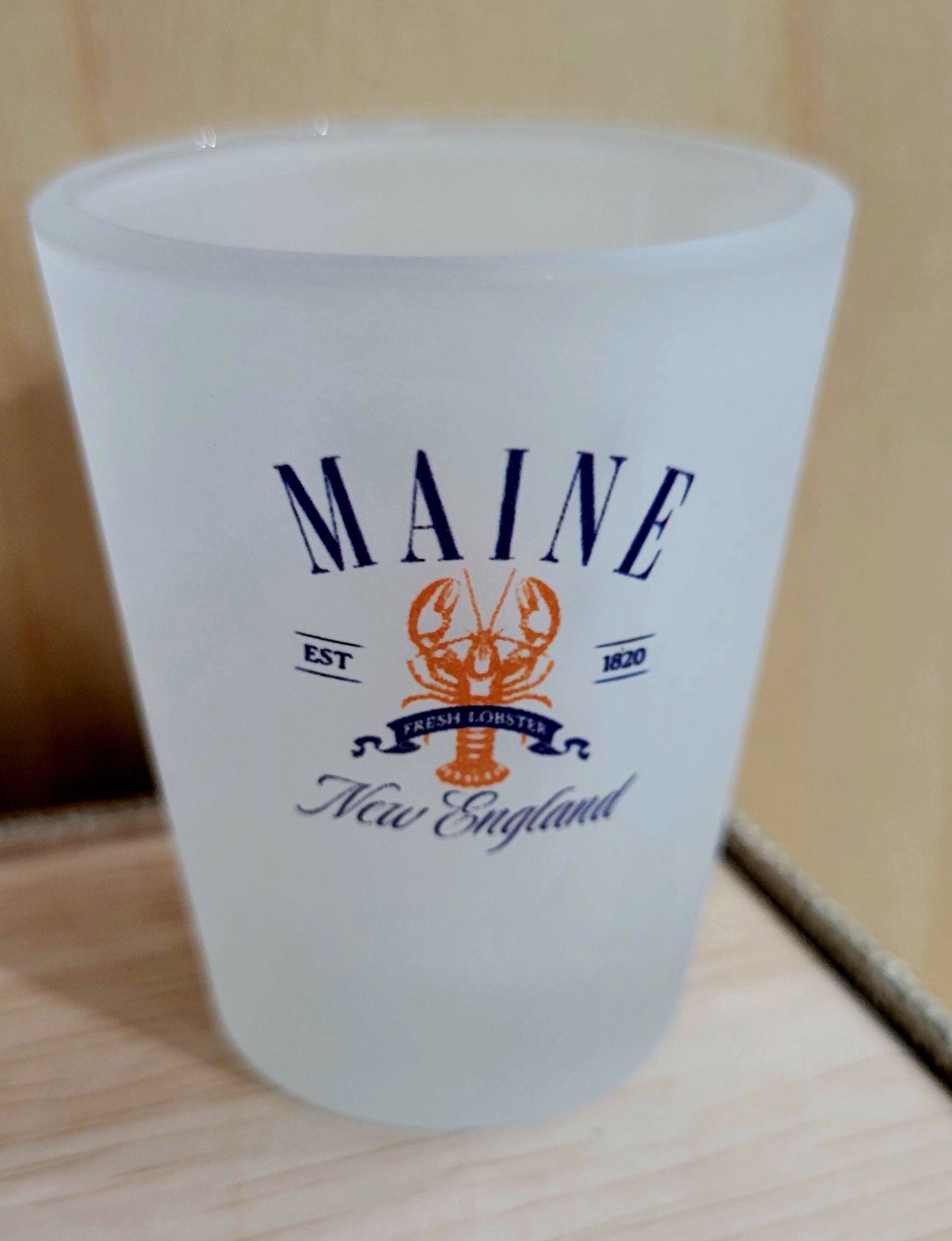 Maine Frosted Shot Glasses