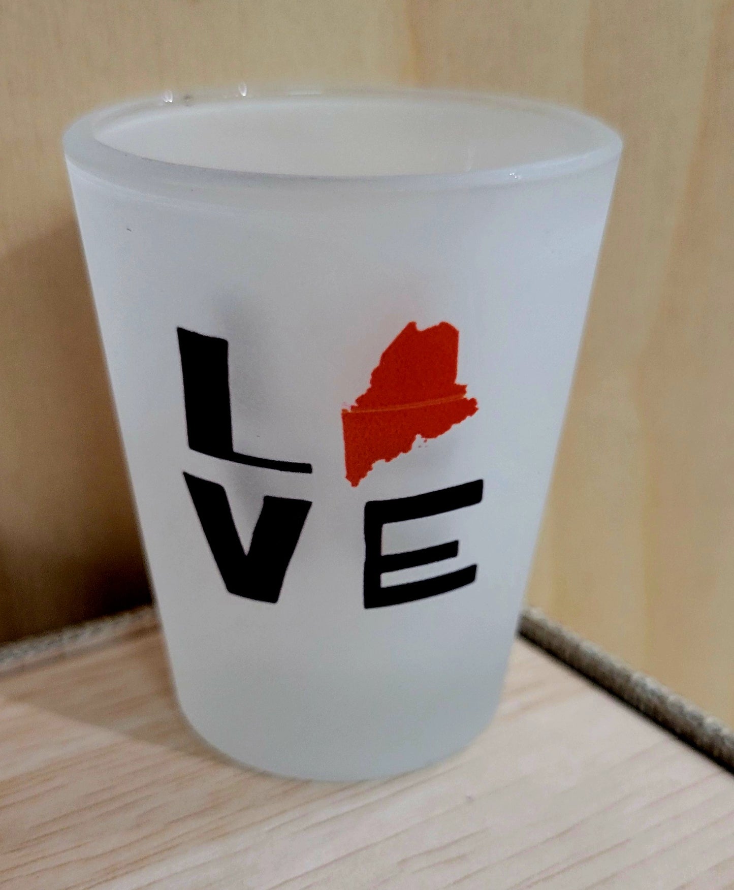 Maine Frosted Shot Glasses