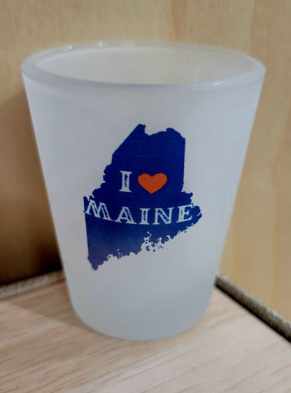 Maine Frosted Shot Glasses
