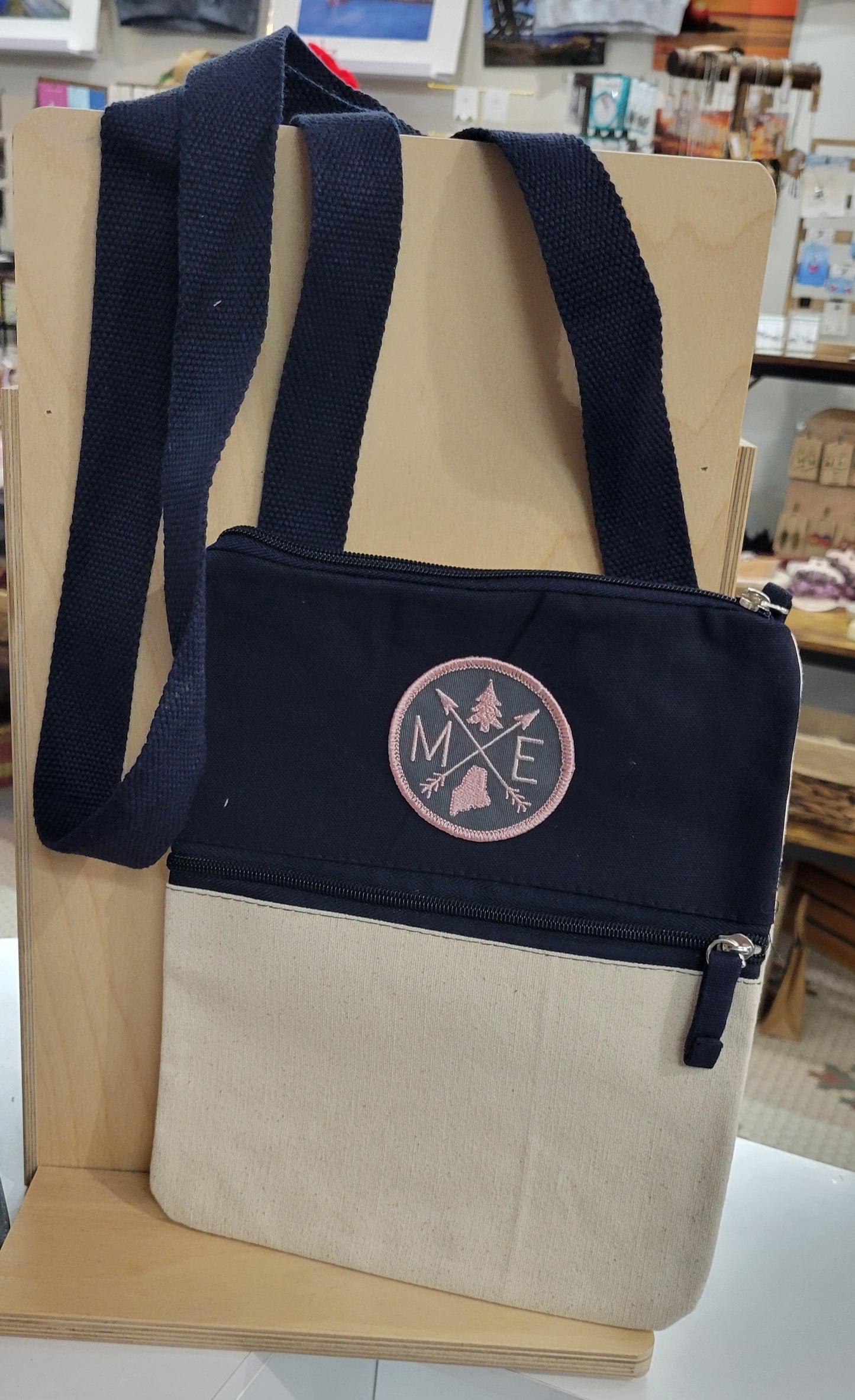 Canvas Crossbody Pouch Bag-Multiple Designs/Colors