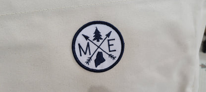 Mid Sized Canvas Tote Bag-Maine Themed