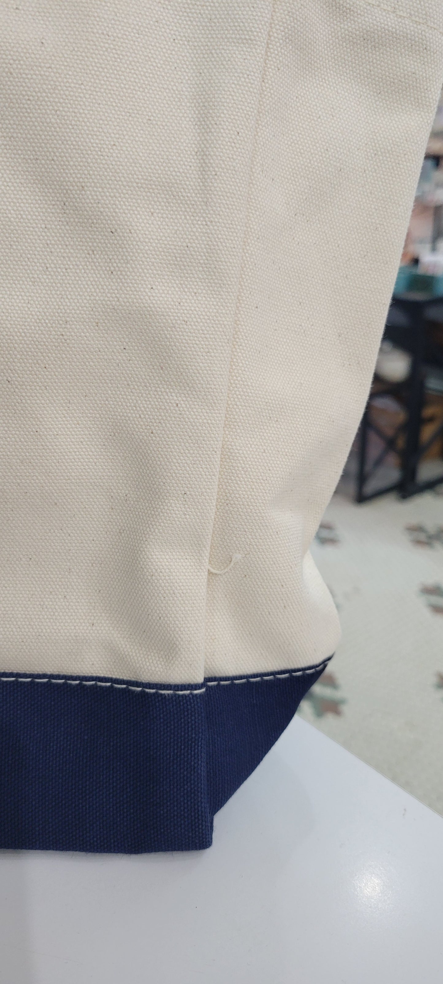 Mid Sized Canvas Tote Bag-Maine Themed