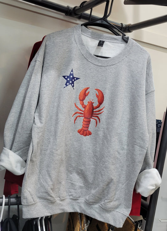 Americana Lobster & Star Crewneck