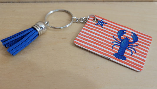 Maine Themed Keychains w/Tassel