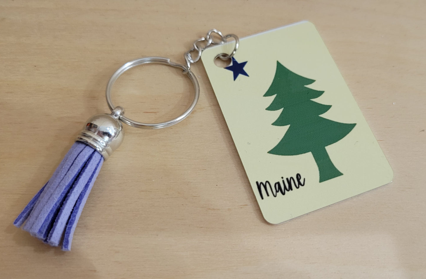 Maine Themed Keychains w/Tassel