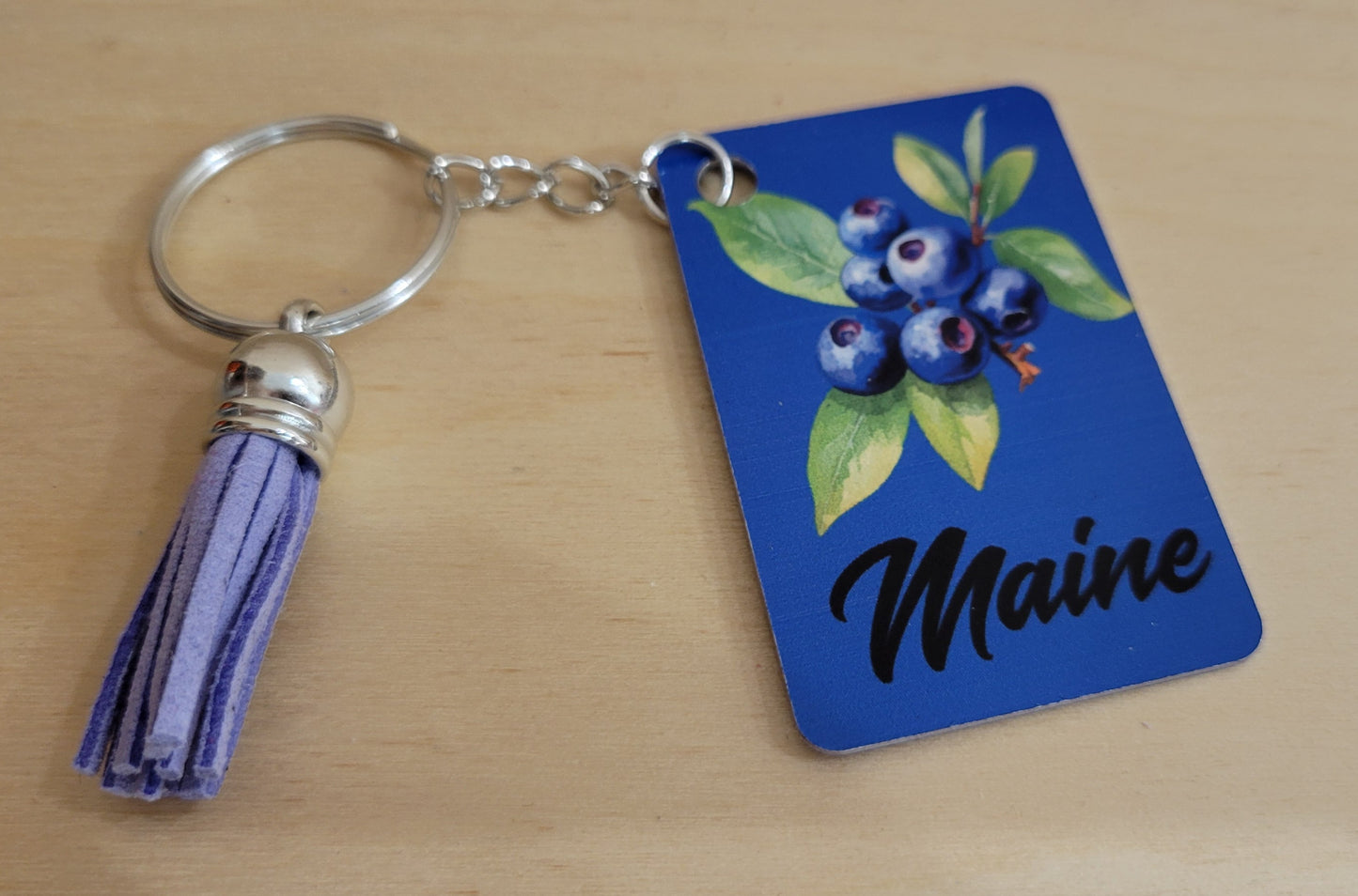Maine Themed Keychains w/Tassel