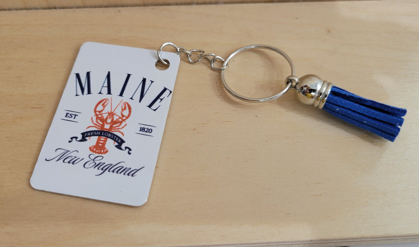 Maine Themed Keychains w/Tassel