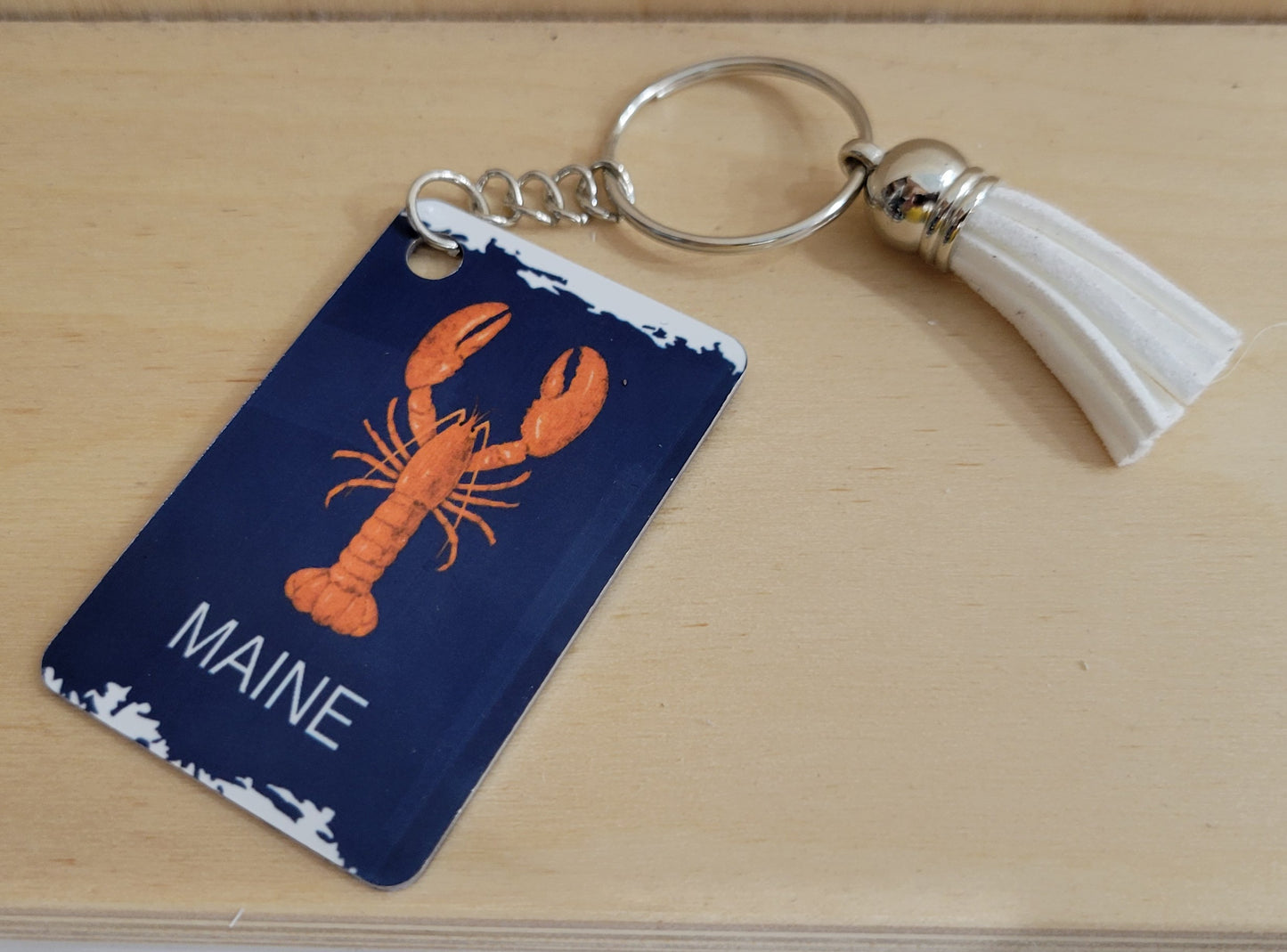 Maine Themed Keychains w/Tassel