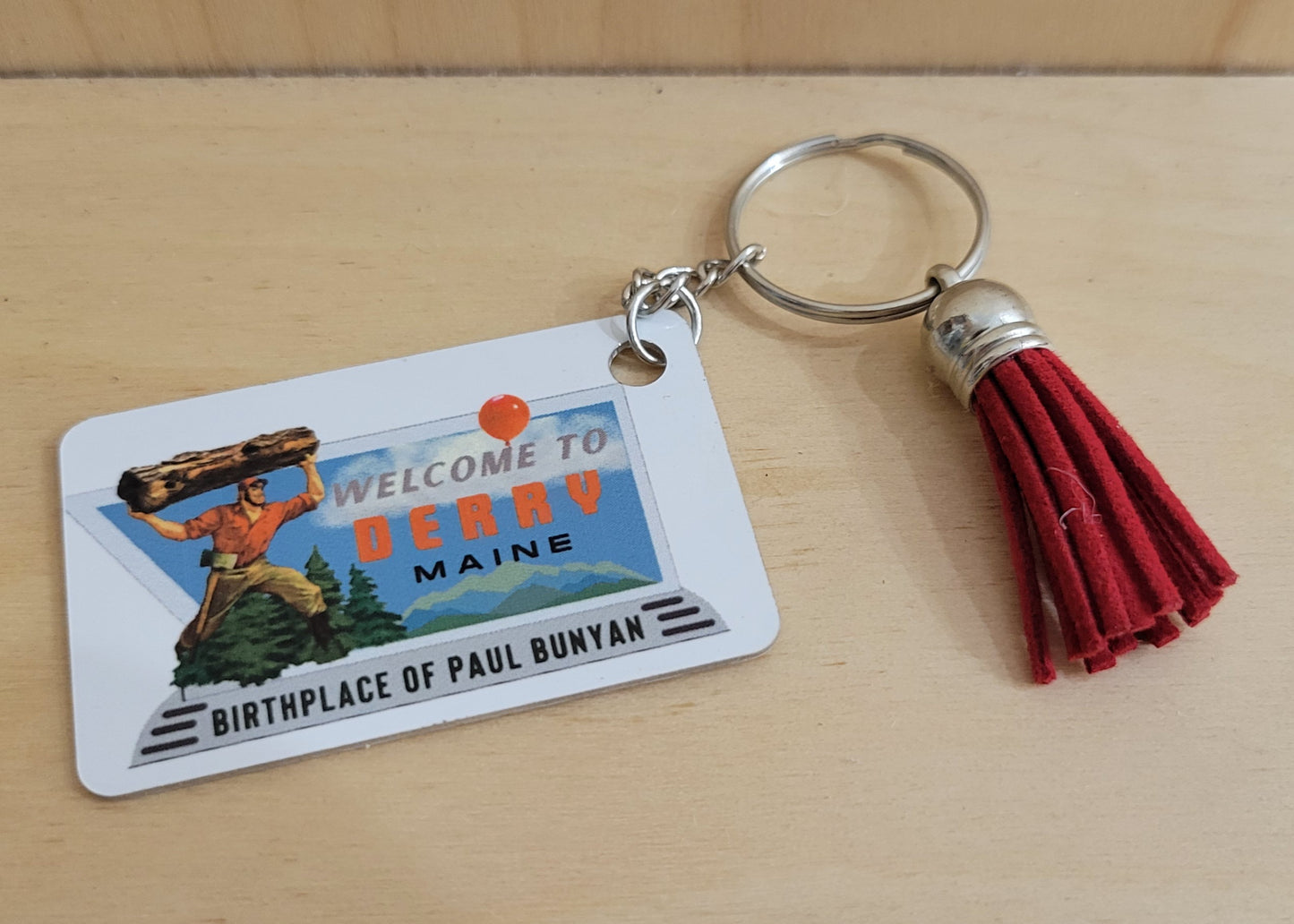 Maine Themed Keychains w/Tassel