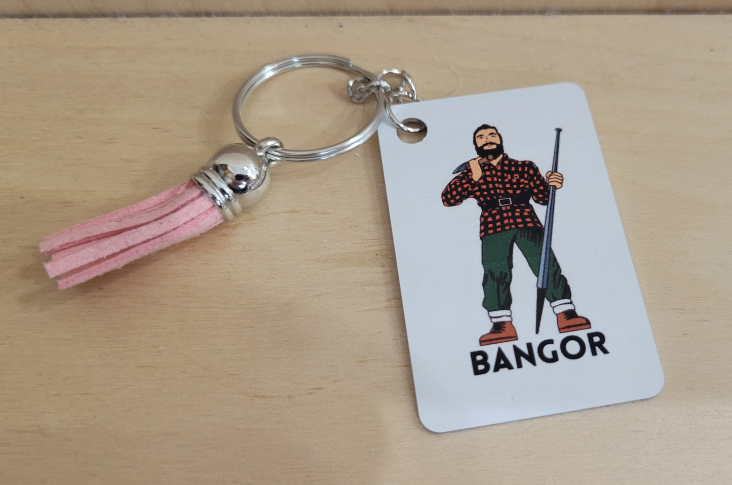 Maine Themed Keychains w/Tassel