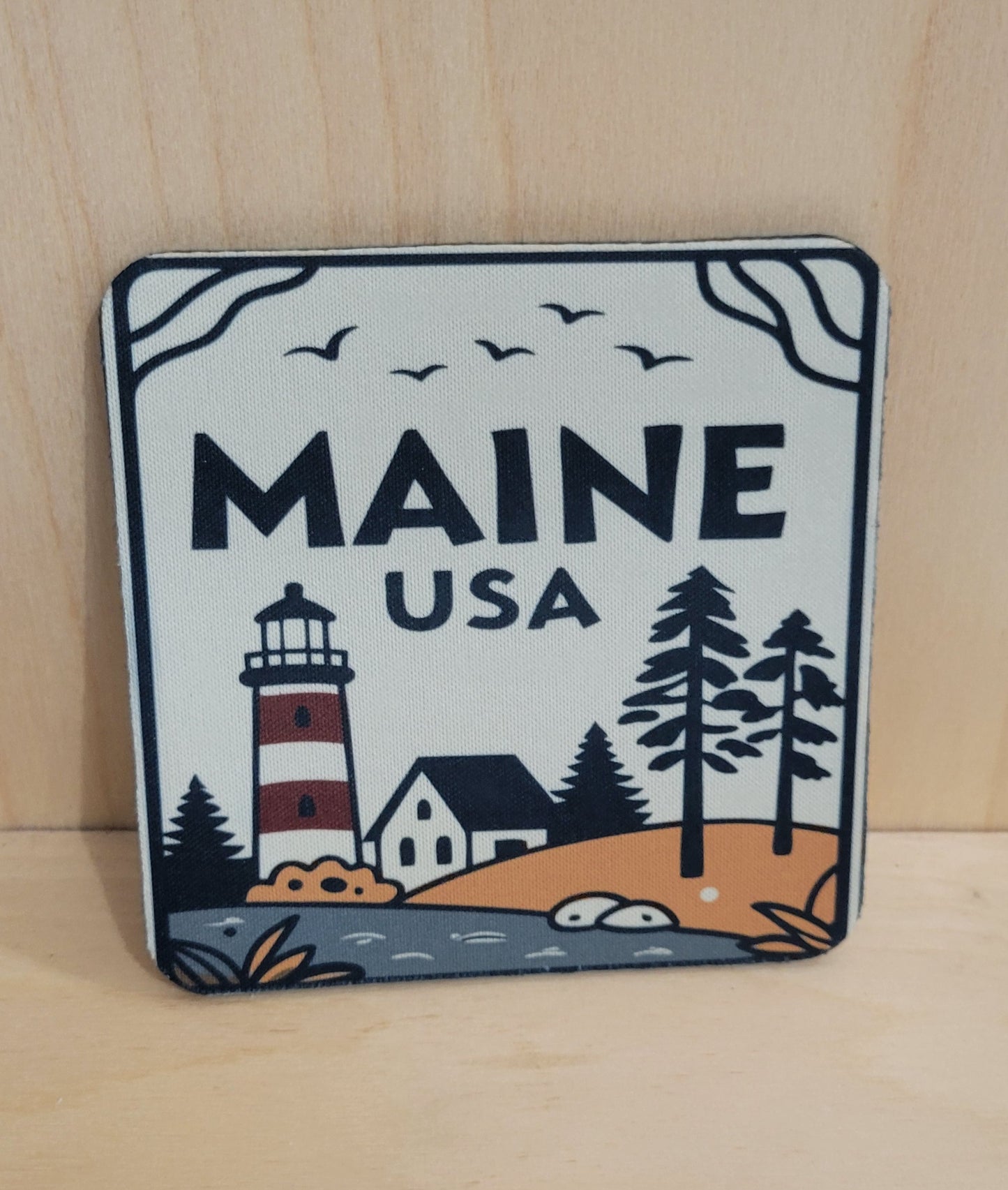 Maine Themed Neoprene Coasters
