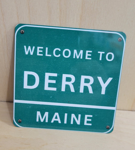 3x3-Metal Maine Themed Magnets