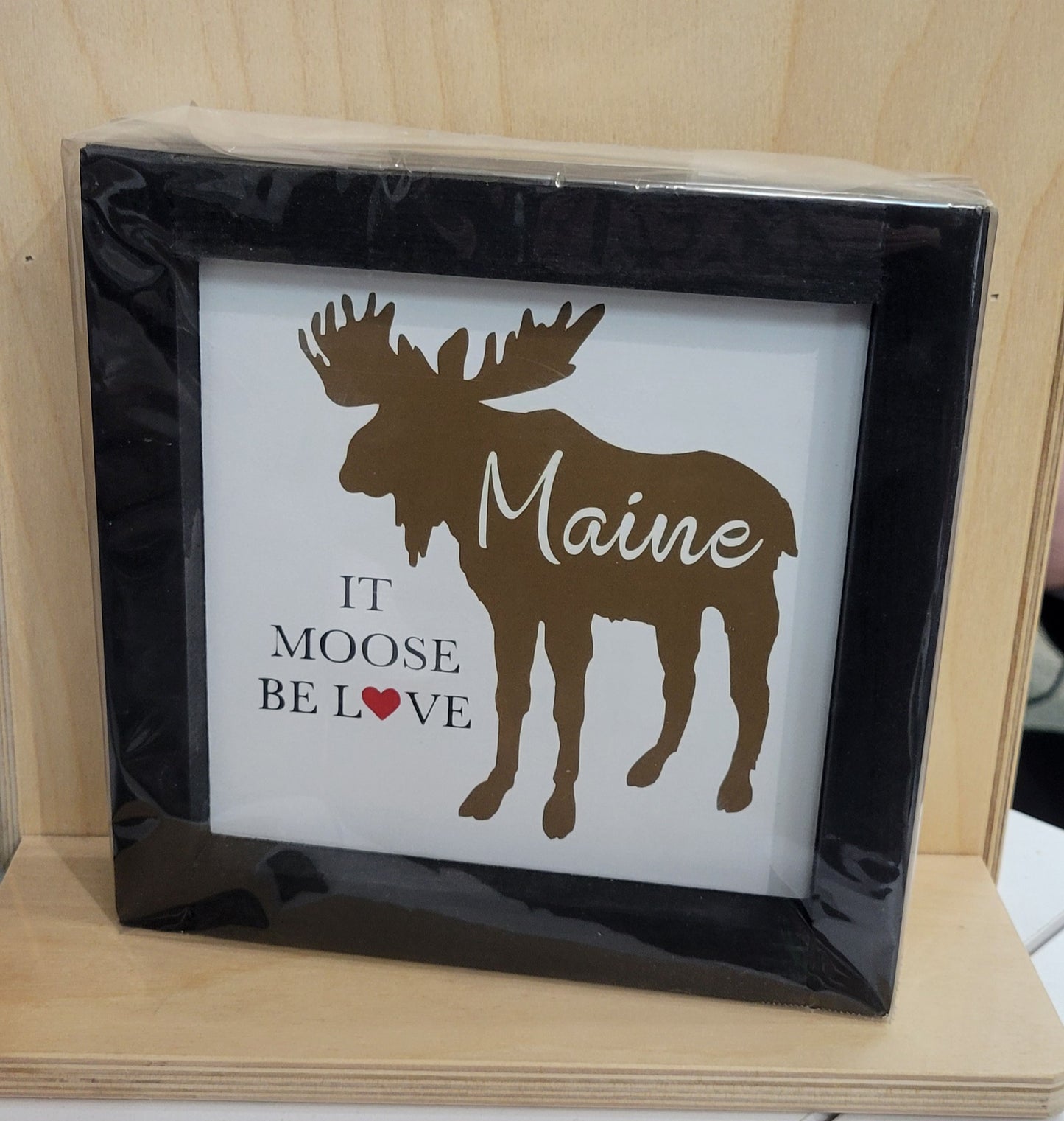 7x7 Framed Maine Signs