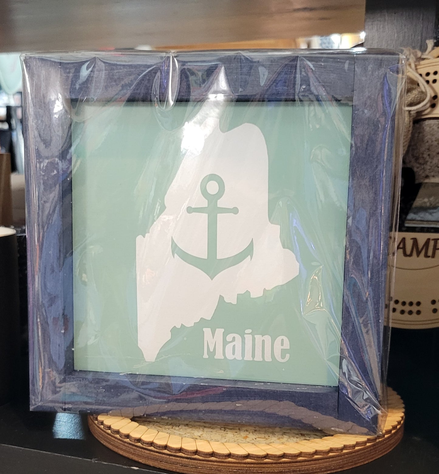 7x7 Framed Maine Signs