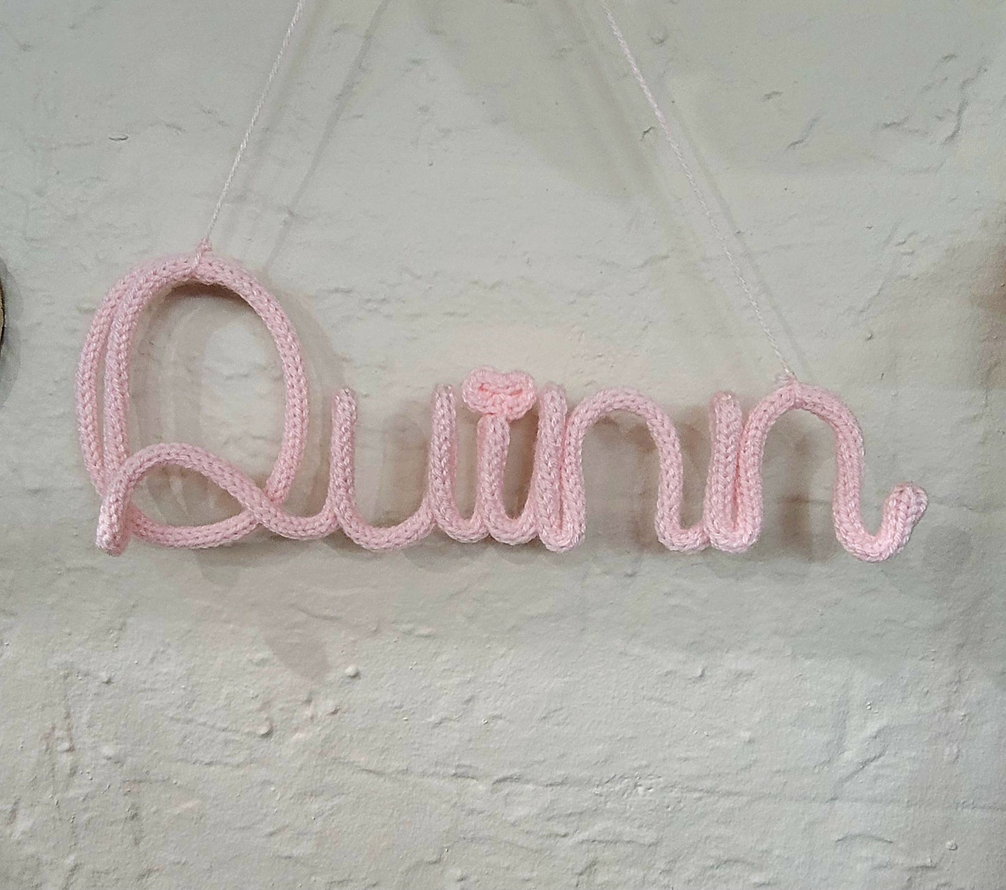 Cord Knitted Wired Name Signs!!
