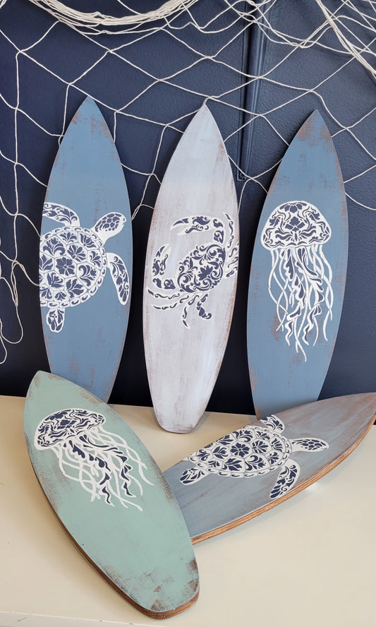 Wood Sea Life Wall Paddle