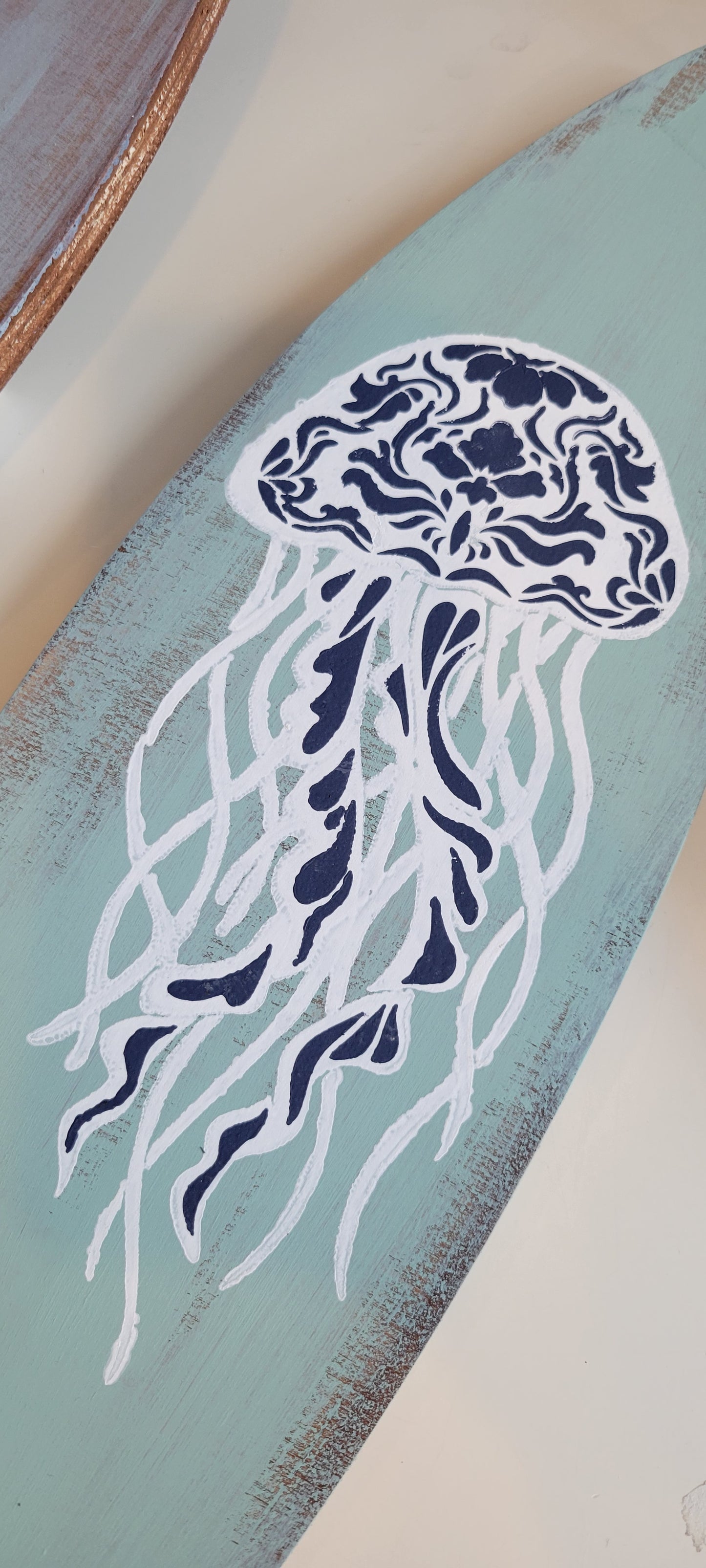 Wood Sea Life Wall Paddle