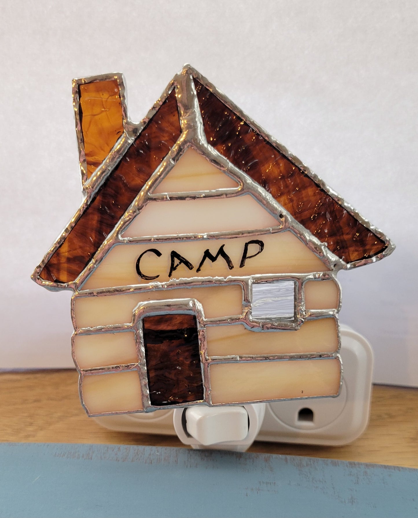 Cliff Stained Glass Nightlight-Camp