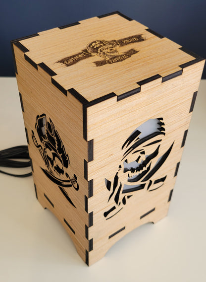 Laser Engraved Maine Themed Lanterns
