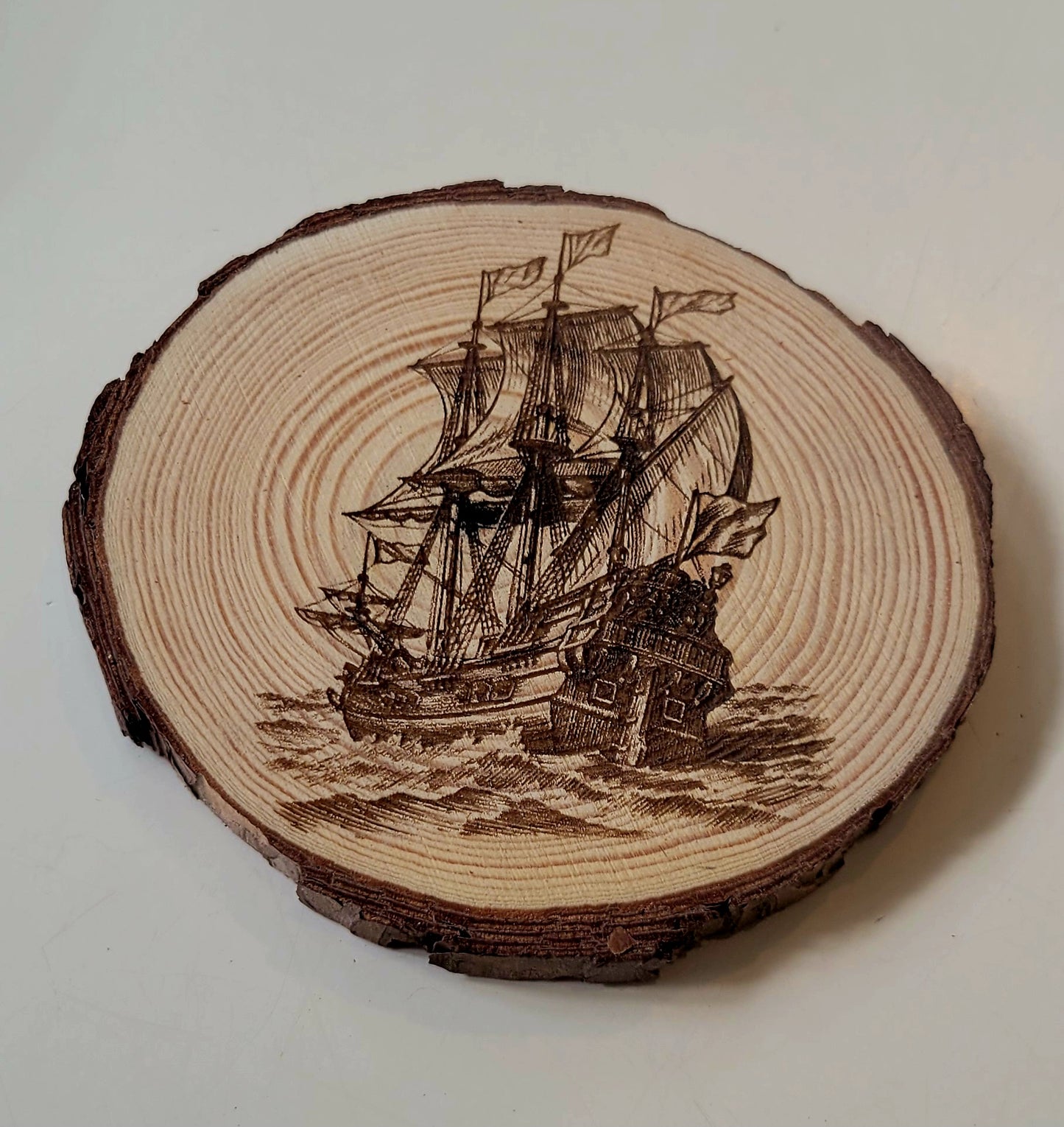 Maine Wood Slices with Images