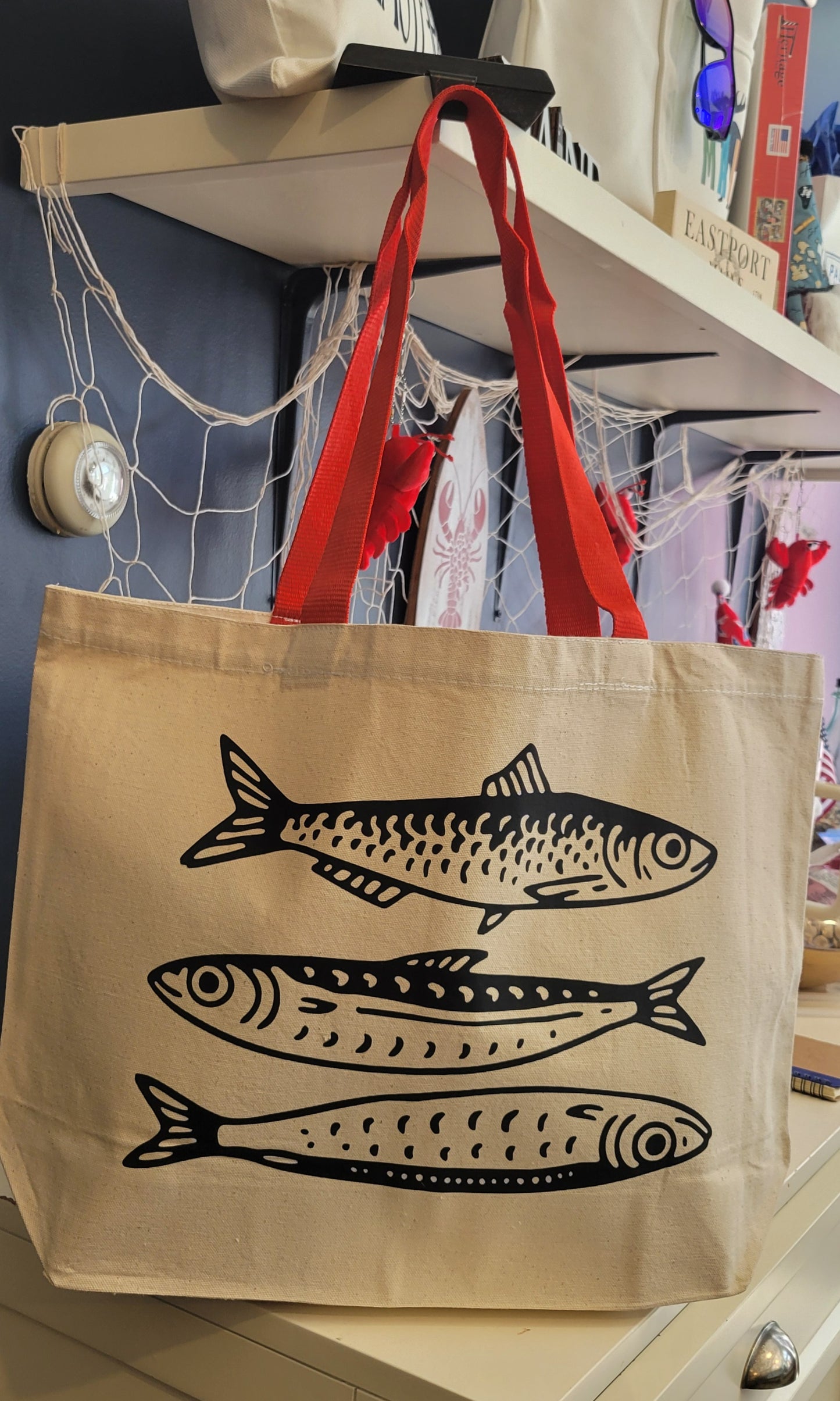 Sardine Tote Bags